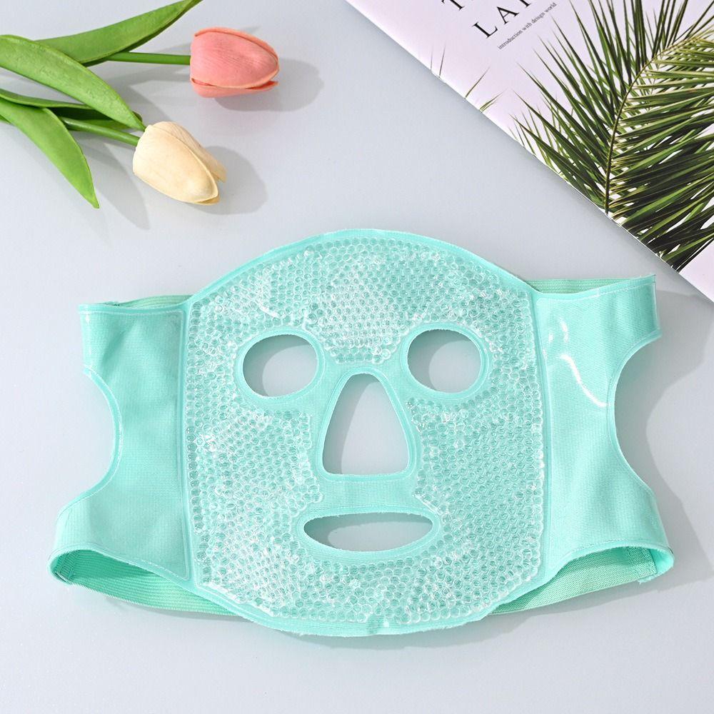 Cooling Massager Cooling Sleep Mask with Gel Ice Beads Gel Beads Eye Mask  Face Skin Care
