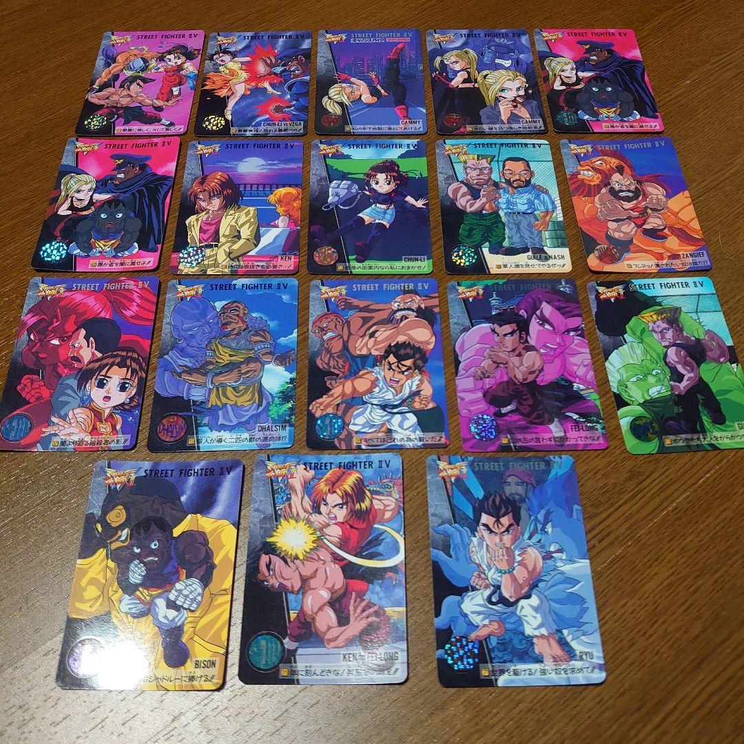 Street Fighter Carddass 27 pieces