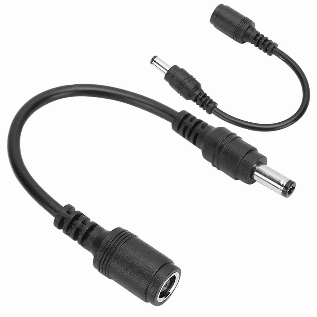 2 Stück DC-Netzteil-Ladeadapter-Konverter 7,4x5,0mm Buchse auf 5,5x2,5mm Stecker für HP Laptop