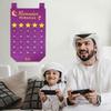 2026 Ramadan Countdown Calendar Felt Board Eid Mubarak Decor Muslim Party Decoration Craft Eid Al Adha Ornament Gift