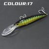 Große Minnow-Köder zum Angeln - Grüne Makrelen-/Thunfischköder, 16CM, 14CM, 12CM