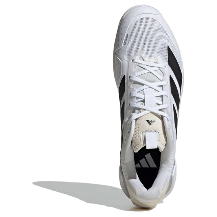 Adidas Adizero Ubersonic 5 Hvit Svart Unisex Sneakers Skyhvit Kjernesvart Sølvmetallisk IE1376