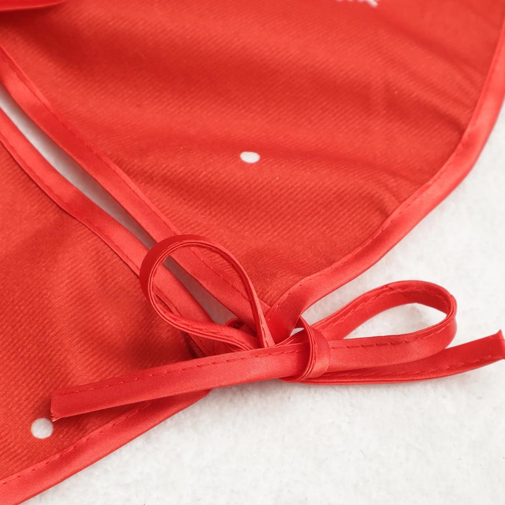 1pc-Creative and Exquisite Christmas Tree Skirt with Printed Tree Bottom Decoration Christmas Supplies Party Decoration