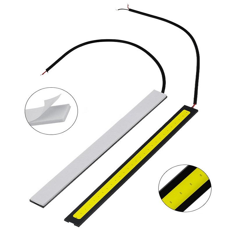 1ks Vodotěsný DC 12V 17cm Modrá Super Jasná LED Světla COB do auta DRL Světla pro jízdu do mlhy Auto COB LED Světla