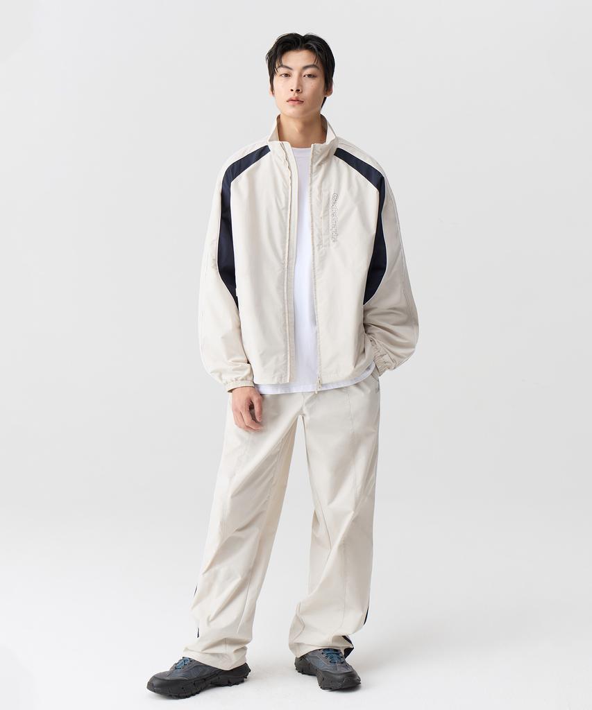 Code Graphy [Color Block Ver.] Color Block Tech String Pants_Cream