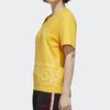 Adidas Favorite Casual Sport Short Sleeve T-Shirt Women Tops Yellow GL7164