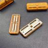 Ratchet Wheel Mechanical Slider Magnetic Push Card Haptic Pushing Plate EDC Fidget Sensory Anti Stress Relief Toy Anxiety Lure