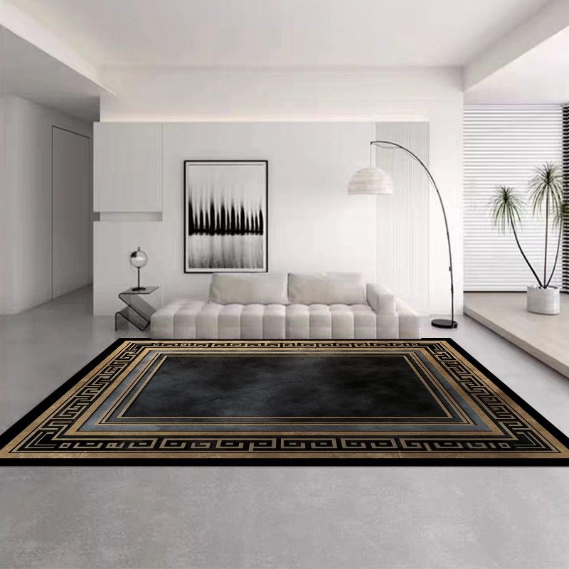 Modern Light Luxury Living Room Rugs Bedroom Nordic Style Decoration Carpet Washable Cloakroom Lounge Mat Non-slip 160x200cm