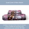 Horse Duvet Cover Set Soft And Breathable For Bedroom Guest Room And Dormitory Skin-Friendly And Comfortable Bedding Set