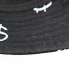 Stussy All-over Print Bucket Hat L Black Women Used