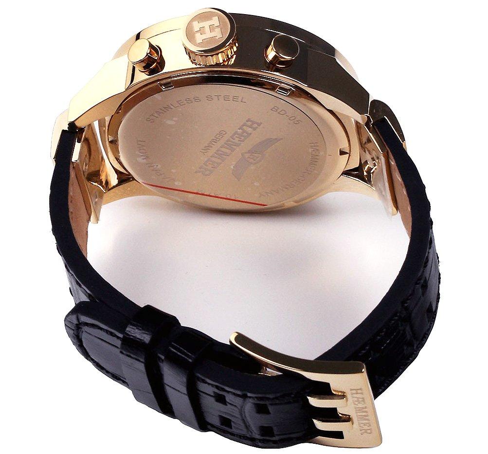 Hemmer Watch German Brand Unisex Japanese Quartz Chronograph 45mm 10ATM Limited to 999 pieces Dark Secret BD-05 [Item]