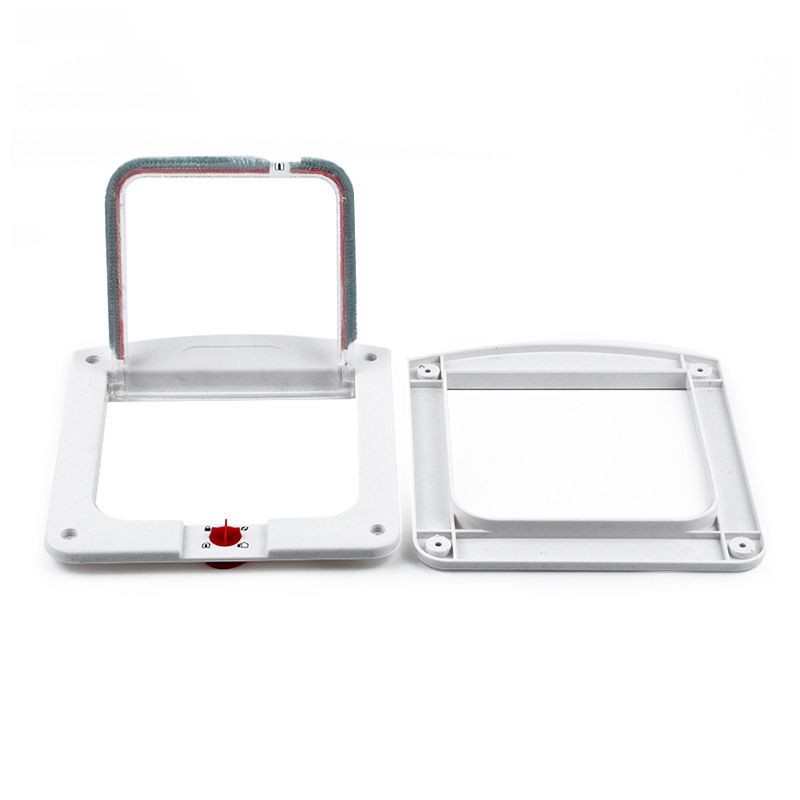 

Дверь для питомца Кошачья дверь Собачья дверь Отверстие Можно контролировать Свободный вход и выход Двусторонняя дверь для питомца Новые товары для питомцев High 24.4cm * wide 20.3cm * thick 3cm White