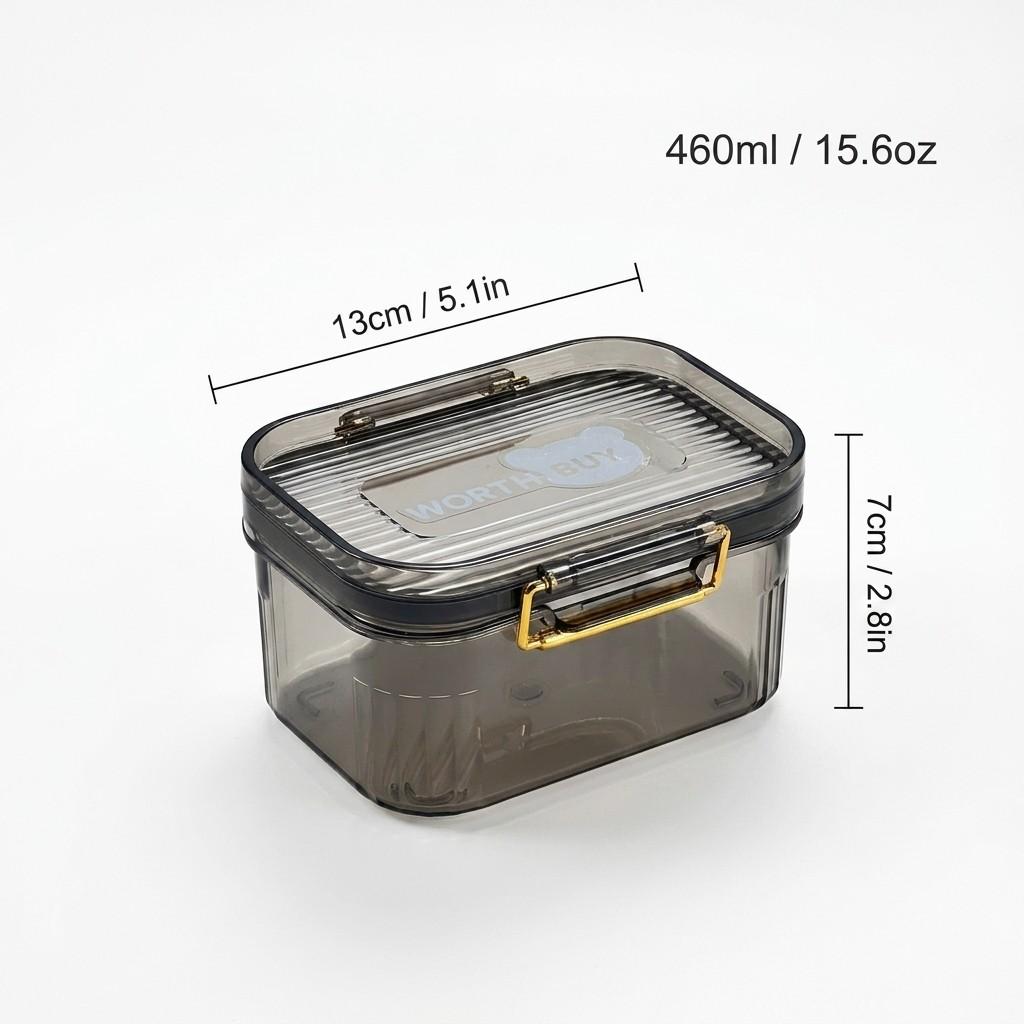 Airtight Food Storage Containers Fridge Stackable Clear PET Plastic Kitchen Jars Leakproof Pantry Organizer Cereal Pasta Coffee