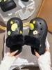 Thick-soled Anti-slip Cotton Flip-flops for Autumn and Winter, New Cute Shoes for Girls