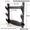 Modern Minimalist Wooden Wall Mount Sword Holder For Home Decor And Office Display