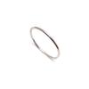 Platinum 900 Ring 1mm Thin Design with Pouch Made In Japan Size 9