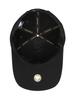 DYNAFIT Gold Logo Pattern Ball Cap_Black Yua26C08Z1