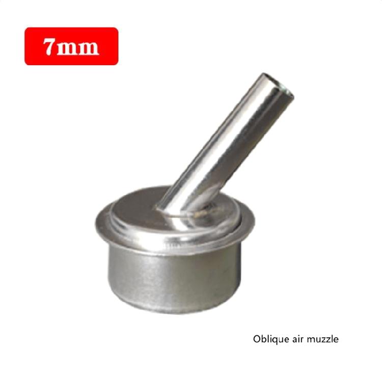 3/4/5/7/8/10mm Bent Curved Heat Nozzle Set for Quick 861 Rework Station - 6pcs