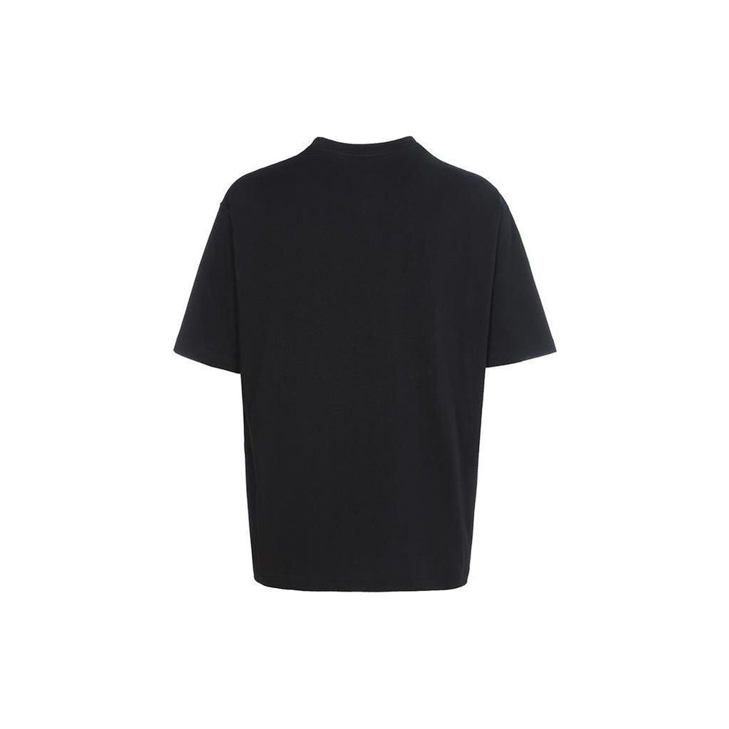 Jordan Pure Color Patch Crew Neck Short Sleeve T-Shirt Men Tops Black DZ7314-010