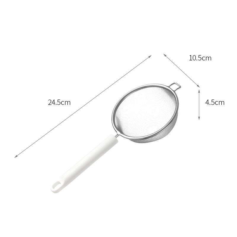 

FaSoLa Multi-Purpose Kitchen Tool: Egg Tart Liquid Sifter, Soy Milk Strainer & Baby Food Funnel белый