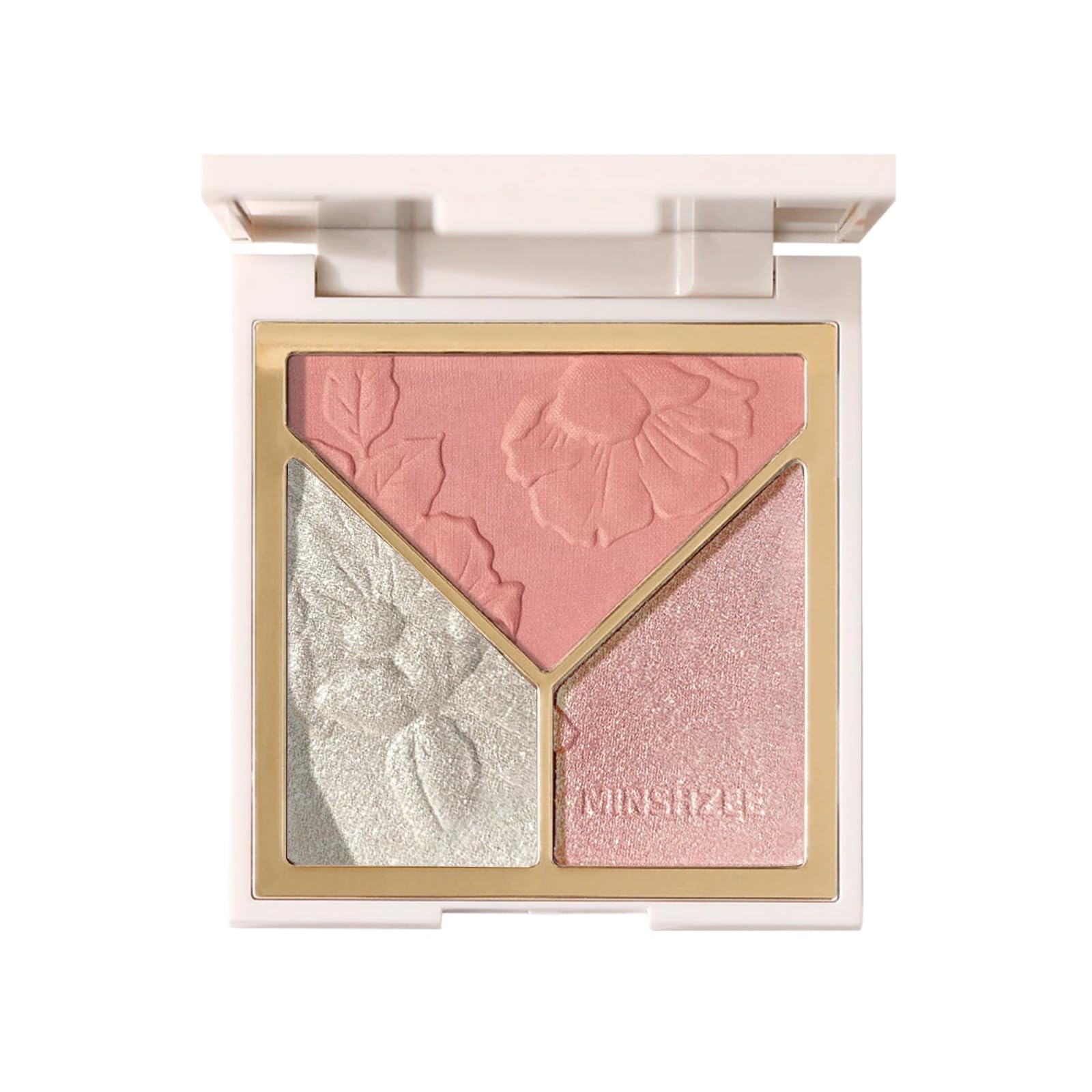 Shading Gradient Shading Powder Nose Bridge Natural Finish Shadow, Blush, Highlighter, 3-Color Multi-Color Palette, 3-Shade Set, Shading,