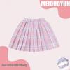 Kuromi Girls' Summer Cartoon JK Skirt Set - Short Sleeve Dress for Middle and Big Kids