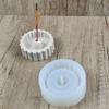 2Pcs Incense Holder Mold Lotus Incense Stick Base Silicone Mold Incense Holder Tray Epoxy Resin Mold Home Decorations