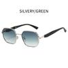 2026 Men Metal Polygonal Irregular Sunglasses, UV400 Classic Driving Shades, Sunscreen Eyewear for Outdoor Selfie