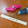 F26C Professional 2-in-1 Center Locator Center Dowel Jig Hole 6-10mm Guide Aluminum Alloy Woodworking Tool