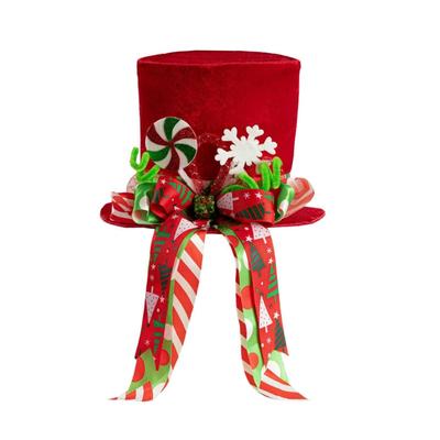 Easy Install No Tools Required Festival Tree Toppers Hat With User Friendly Materials Safe For Kids And Pet