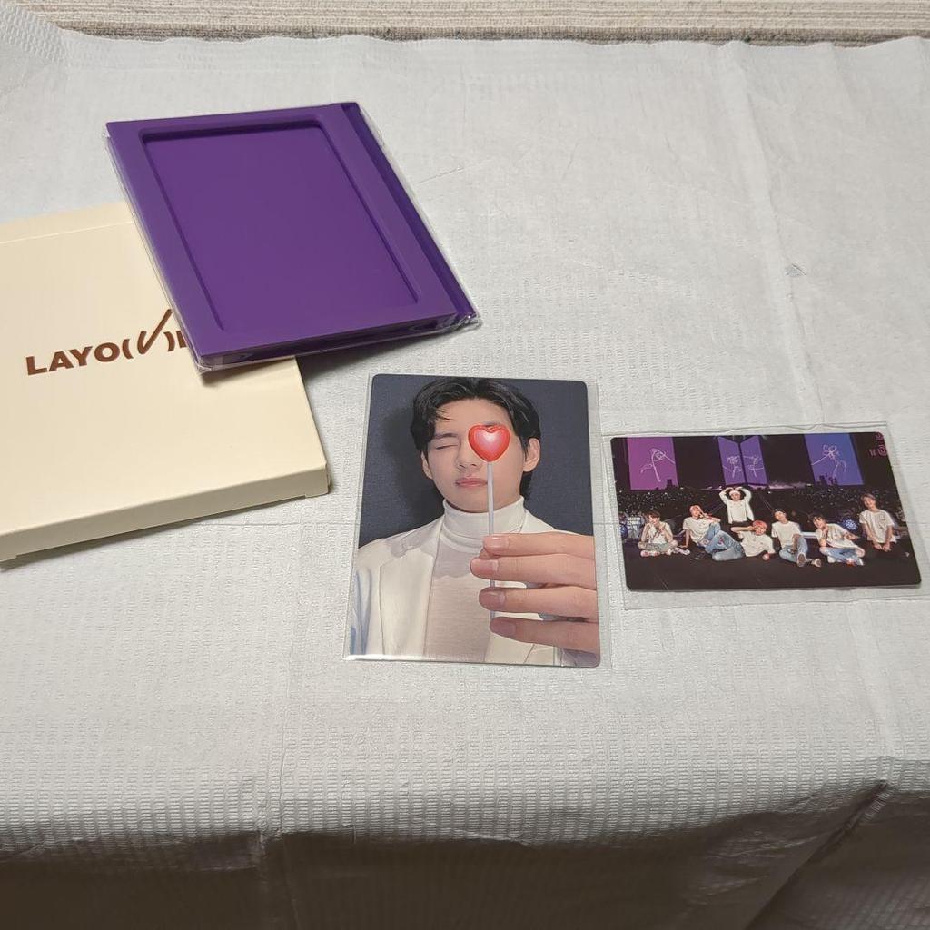 [USED] BTS Trading Card MERCH BOX 17 V Tae Merch Box Trading Card
