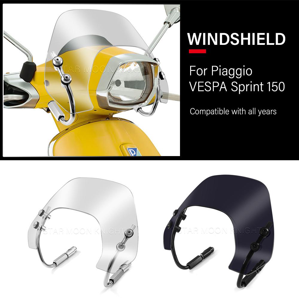 

Для Piaggio Vespa Sprint 150 Sprint150 2013-2022 лобовое стекло дефлектор защита ветрозащита мотоцикла