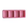 Square Soap Resin Molds Handmade Round Soap Silicone Moulds for DIY Making Lotion Bars Bath-Bombs Steamer Lotion Bars