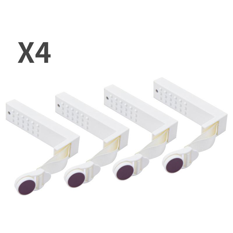 4PCS Bed Sheet Fasteners Adjustable Length Bed Sheet Holder Non-Slip Keep Sheet Place Fastener Grippers