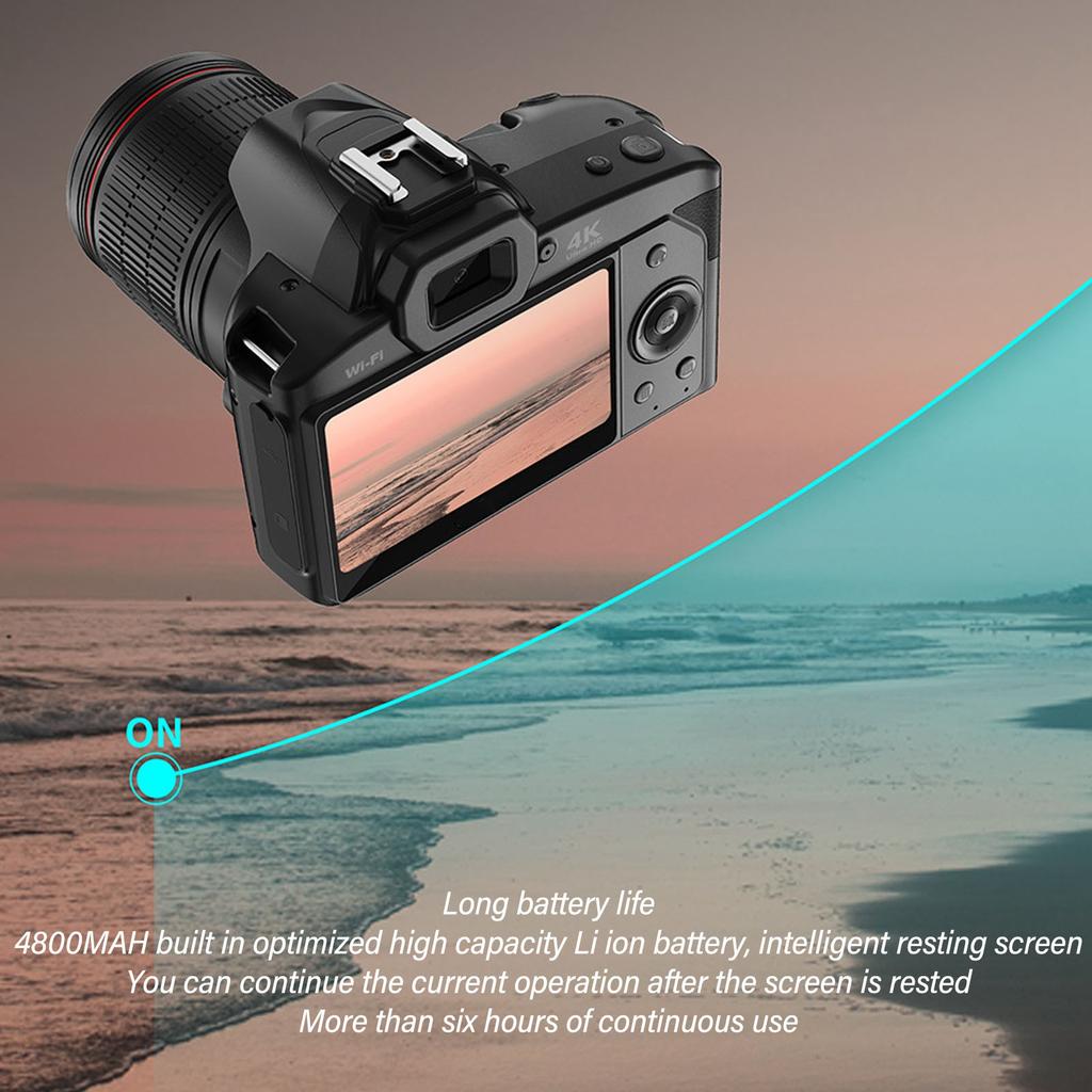 3 Inch IPS Digital Camera 4K 64MP Color Display 16X Digital Zoom HD Digital Camera for Photography Video Digital Zoom Camera