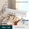 Retractable Aluminum Clothes Drying Rack for Windows and Balconies