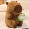 Plush Toy Capybara Ice Cream Smoothie Toy Childrens Animal Doll Cartoon