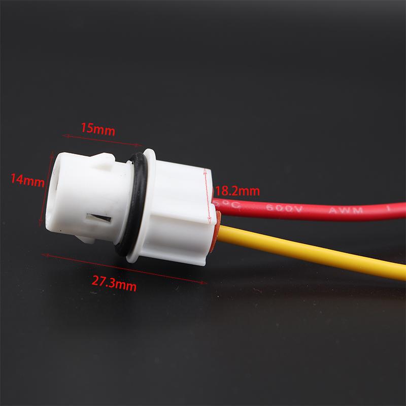 2Pcs Car Light Base T10 Bulb Socket Lamp Holder Cable Connector Accessories