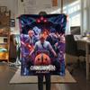 1 Stück Chainsaw Man Gemustert Flanelldecke Geeignet für Alle Jahreszeiten Für Heimdekoration Wärme Und Komfort Geschenke Feiertagsgeschenk