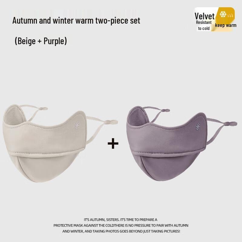 

HANDUNYOU Winter Fleece Cycling Mask 2-Pack