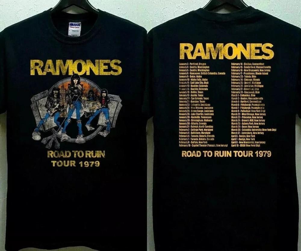 Ramones Road To Ruin Tour 1979 T-Shirt Unisex T-Shirt XXXXL