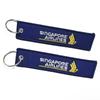 Double-Sided Embroidered Keychain: Personalized Polyester Bag Accessory Pendant