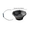Cast Iron Grill Portable Barbecue Cooking with Material And Convenient Handle Suitable for