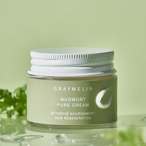 

Graymelin Mugwort Pure Cream 50мл, увлажняющий, корейская косметика, KBeauty, пробник