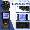 Anemometer Wind Speed Gauge Speedometer Wind Level Tester Air Flow Meter Temperature Measuring Outdoor for Sailing Surfing Flyin