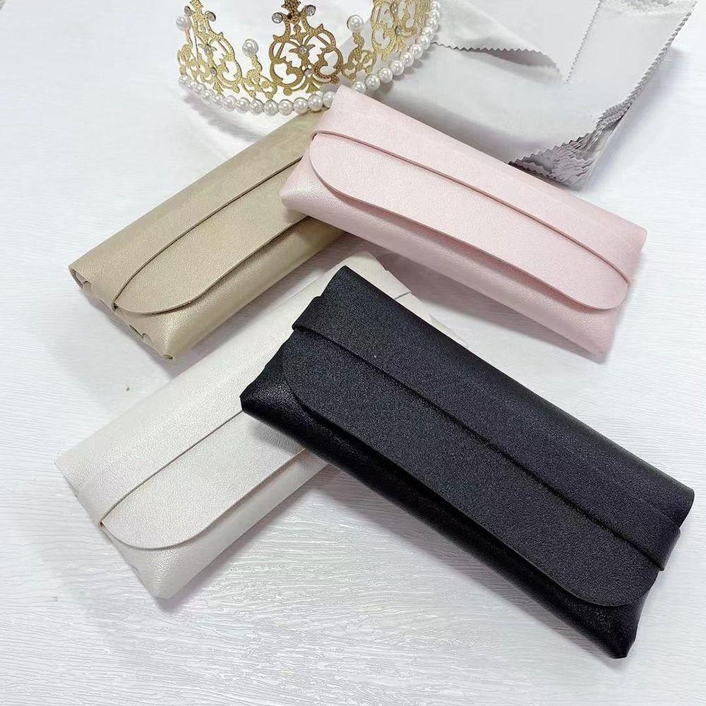 PU Leather Glasses Case Waterproof Eyeglasses Case Fashion Sunglasses Pouch  Eyewear Accessories