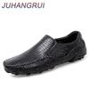 Spring Fashion New Men's Genuine Leather Octopus Fish Bean Shoes Outdoor Men's Comfortable Breathable Soft Bottom Driving Shoes