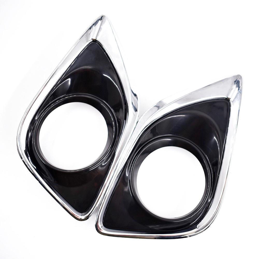 LH & RH Fog Light Lamp Bumper Cover Insert Replacement For Toyota Venza 2013-16