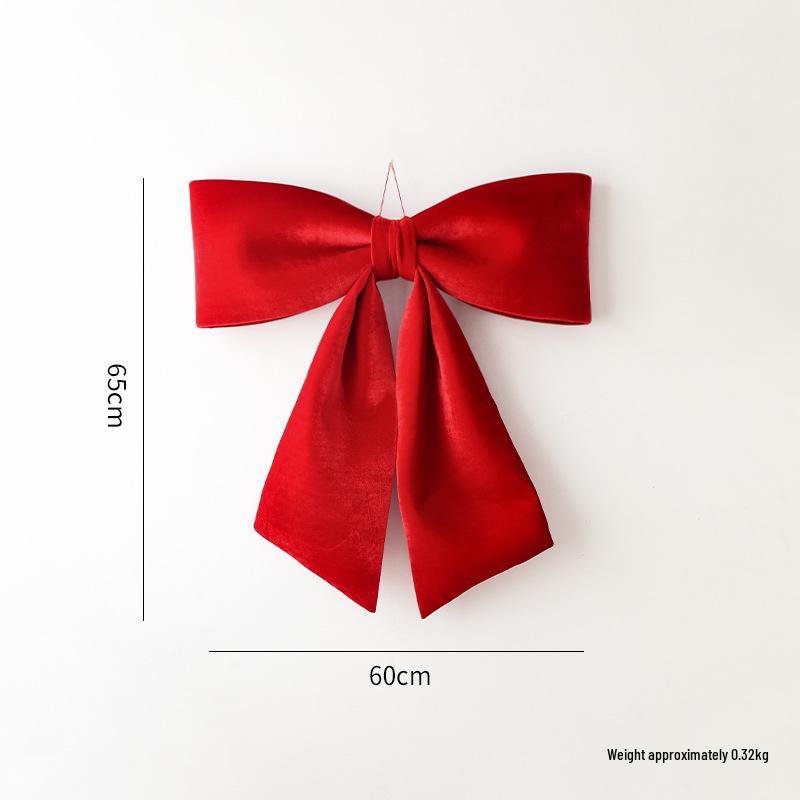 NUCHI Extra-Large Red Bow for Christmas, New Year, and Wedding Decorations