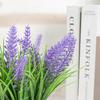 Artificial Plant Potted Plant Simulation Lavender Desktop Office Decoration Ornament Artificial Fake Flower Lavender Decorative Potted Plant